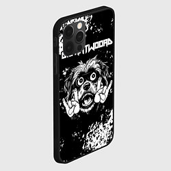 Чехол для iPhone 12 Pro Die Antwoord рок пес, цвет: 3D-черный — фото 2