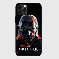 Чехол для iPhone 12 Pro The Witcher dark style, цвет: 3D-черный