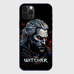 Чехол для iPhone 12 Pro The Witcher blood, цвет: 3D-черный