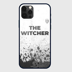 Чехол для iPhone 12 Pro The Witcher - white gradient посередине, цвет: 3D-черный