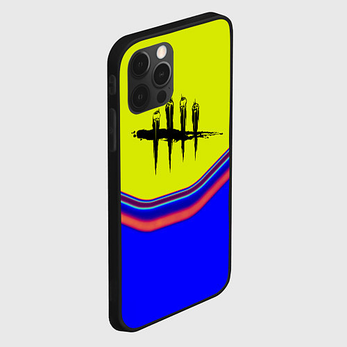Чехол iPhone 12 Pro Dead by Daylight horror game / 3D-Черный – фото 2