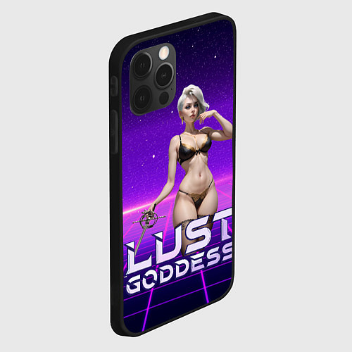 Чехол iPhone 12 Pro Lust Goddess sexy Lorraine / 3D-Черный – фото 2