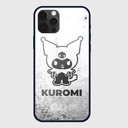 Чехол для iPhone 12 Pro Kuromi - white gradient, цвет: 3D-черный