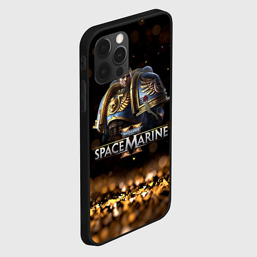 Чехол iPhone 12 Pro Captain Titus Warhammer 40000 space marine 2 / 3D-Черный – фото 2