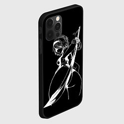 Чехол для iPhone 12 Pro 2B с катаной - Nier automata, цвет: 3D-черный — фото 2