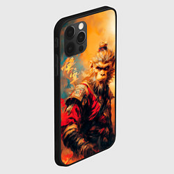 Чехол для iPhone 12 Pro Black Myth Wukong осень, цвет: 3D-черный — фото 2