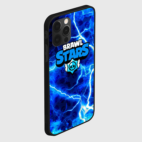 Чехол iPhone 12 Pro Brawl stars storm / 3D-Черный – фото 2