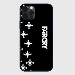 Чехол для iPhone 12 Pro Farcry текстура знаки, цвет: 3D-черный