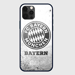 Чехол для iPhone 12 Pro Bayern - white gradient, цвет: 3D-черный