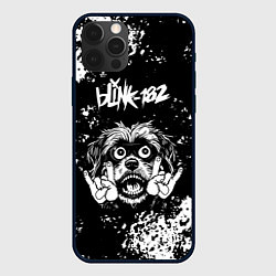 Чехол для iPhone 12 Pro Blink 182 рок пес, цвет: 3D-черный