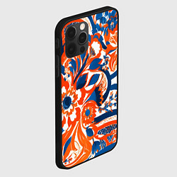Чехол для iPhone 12 Pro Арабески контрасты, цвет: 3D-черный — фото 2