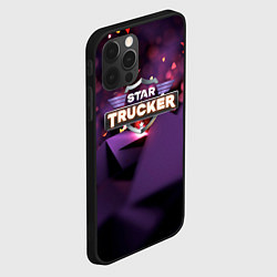 Чехол для iPhone 12 Pro Star Trucker logo space, цвет: 3D-черный — фото 2