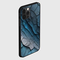 Чехол для iPhone 12 Pro Змеиная кожа абстракция, цвет: 3D-черный — фото 2