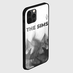 Чехол для iPhone 12 Pro The Sims - white gradient посередине, цвет: 3D-черный — фото 2