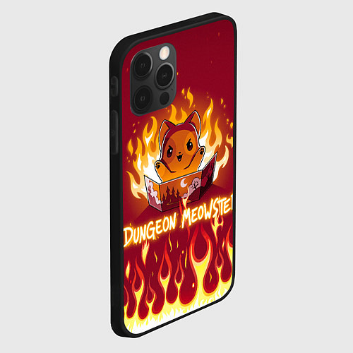 Чехол iPhone 12 Pro Mr DnD Meowster / 3D-Черный – фото 2