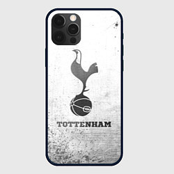 Чехол для iPhone 12 Pro Tottenham - white gradient, цвет: 3D-черный