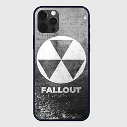 Чехол для iPhone 12 Pro Fallout - grey gradient, цвет: 3D-черный