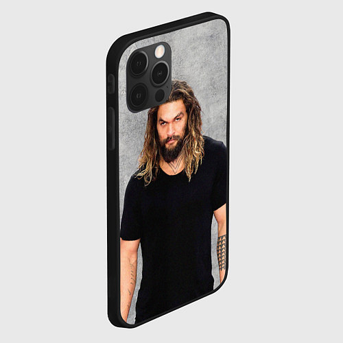 Чехол iPhone 12 Pro Jason Momoa / 3D-Черный – фото 2