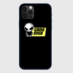 Чехол для iPhone 12 Pro Game over alien, цвет: 3D-черный