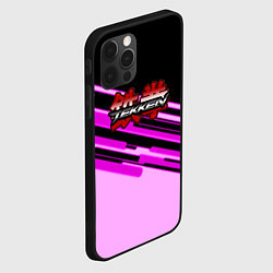 Чехол для iPhone 12 Pro Tekken pink line, цвет: 3D-черный — фото 2