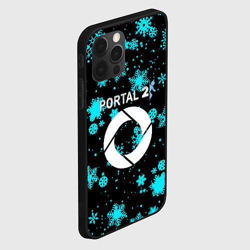 Чехол iPhone 12 Pro Portal winter / 3D-Черный – фото 2