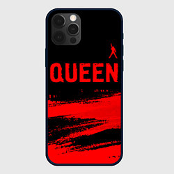 Чехол для iPhone 12 Pro Queen - red gradient посередине, цвет: 3D-черный