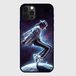 Чехол iPhone 12 Pro Michael Jackson on the moon