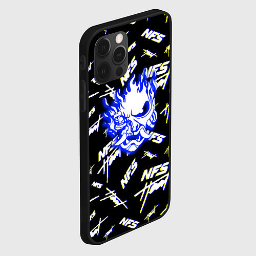 Чехол iPhone 12 Pro NFS samurai logo / 3D-Черный – фото 2