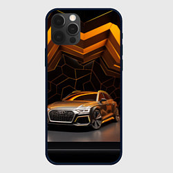Чехол для iPhone 12 Pro Audi auto, цвет: 3D-черный