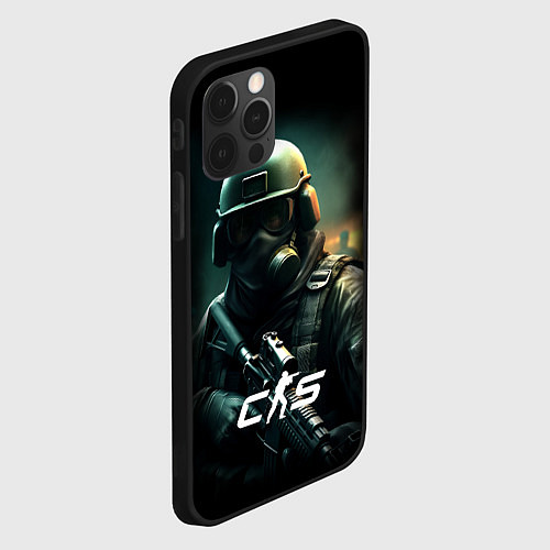 Чехол iPhone 12 Pro CS counter terrorist / 3D-Черный – фото 2