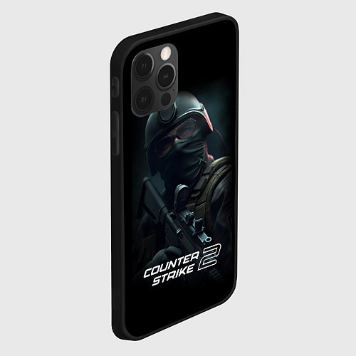 Чехол iPhone 12 Pro CS counter terrorist / 3D-Черный – фото 2