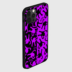 Чехол для iPhone 12 Pro Ъуъ съука mem pattern, цвет: 3D-черный — фото 2