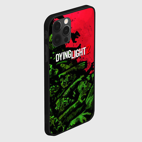 Чехол iPhone 12 Pro Dying Light 2 zombie / 3D-Черный – фото 2