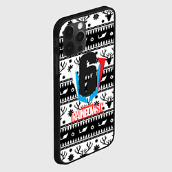 Чехол для iPhone 12 Pro Rainbow six winter pattern, цвет: 3D-черный — фото 2