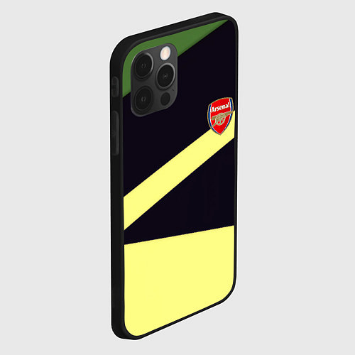 Чехол iPhone 12 Pro Arsenal geometry / 3D-Черный – фото 2