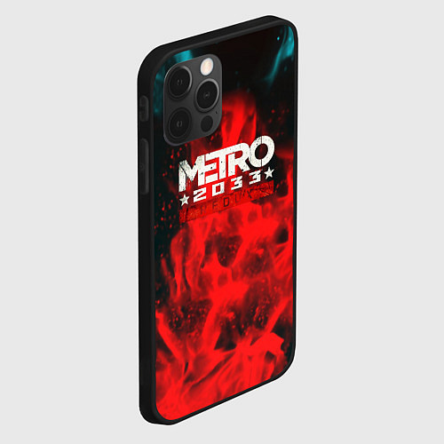 Чехол iPhone 12 Pro Metro 2033 fire / 3D-Черный – фото 2