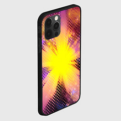 Чехол для iPhone 12 Pro Абстракция цветок, цвет: 3D-черный — фото 2