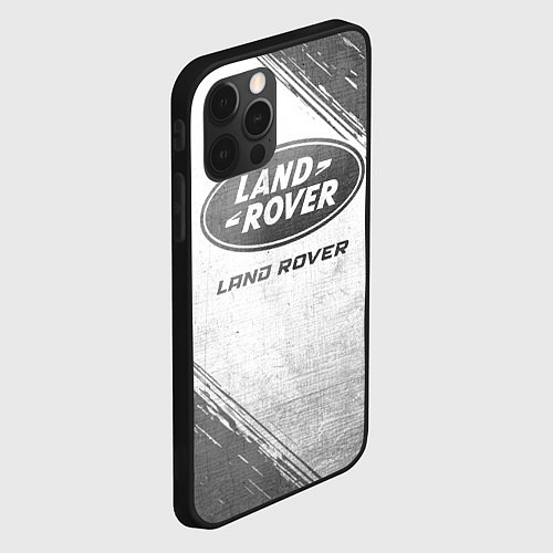 Чехол iPhone 12 Pro Land Rover - white gradient / 3D-Черный – фото 2