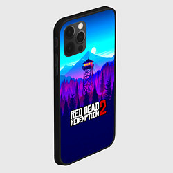 Чехол для iPhone 12 Pro Red Dead Redemption rockstar, цвет: 3D-черный — фото 2