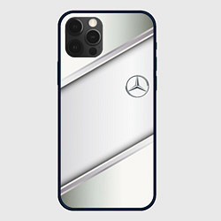 Чехол для iPhone 12 Pro Mercedes benz metalic collection, цвет: 3D-черный