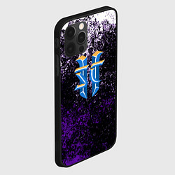 Чехол для iPhone 12 Pro Starcraft брызги красок, цвет: 3D-черный — фото 2