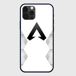 Чехол для iPhone 12 Pro Apex Legends white poly, цвет: 3D-черный