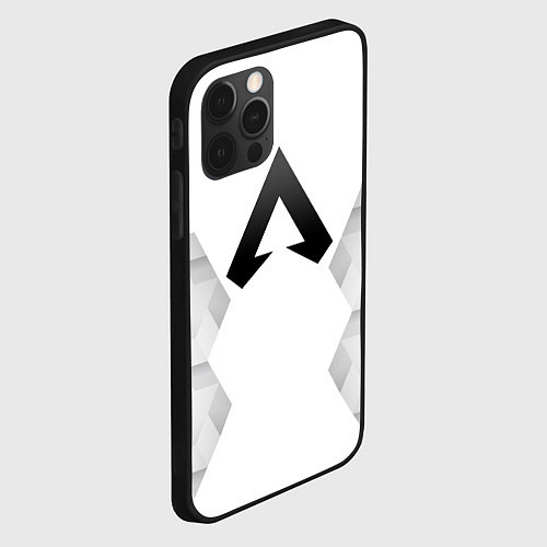 Чехол iPhone 12 Pro Apex Legends white poly / 3D-Черный – фото 2