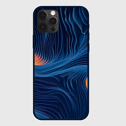 Чехол для iPhone 12 Pro Абстрактная иллюзия, цвет: 3D-черный