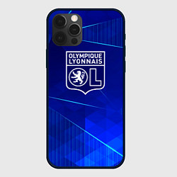 Чехол для iPhone 12 Pro Lyon blue poly, цвет: 3D-черный