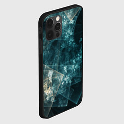 Чехол для iPhone 12 Pro Абстрактный космос геометрия, цвет: 3D-черный — фото 2