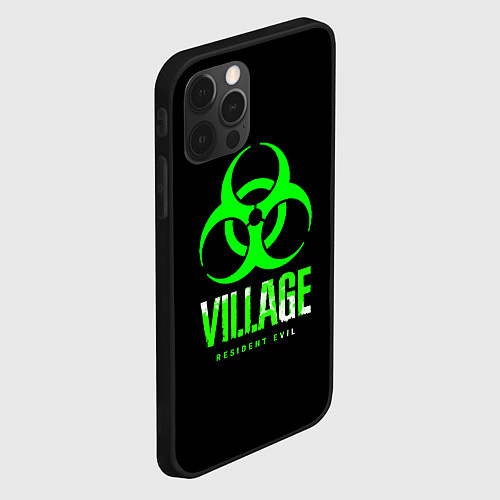 Чехол iPhone 12 Pro Resident Evil8 toxic / 3D-Черный – фото 2