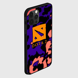 Чехол для iPhone 12 Pro DOTA 2 камуфляж, цвет: 3D-черный — фото 2