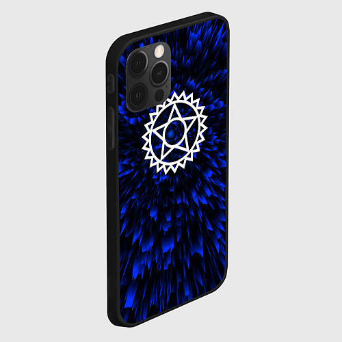 Чехол iPhone 12 Pro Black Butler blue energy / 3D-Черный – фото 2