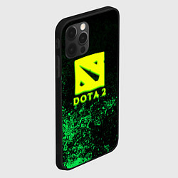 Чехол для iPhone 12 Pro DOTA2 кислотное лого краски, цвет: 3D-черный — фото 2